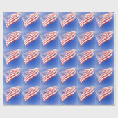 Cadeau Papier d'emballage de patriotes (Plat)