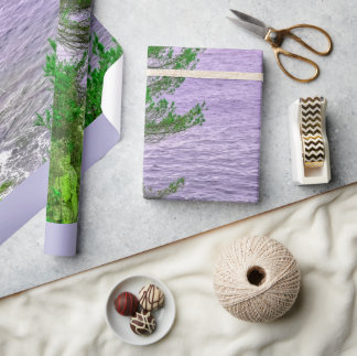 Cadeau Papier d'emballage de paysage de rêve