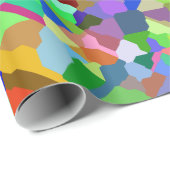 Cadeau Papier d'emballage de petite tuile (Coin rond)