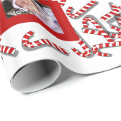 Cadeau Papier d'emballage de photo faite sur commande de (Coin rond)