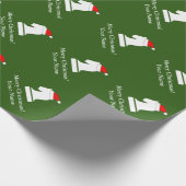 Cadeau Papier d'emballage de pièce d'échecs de Noël drôle (Coin)