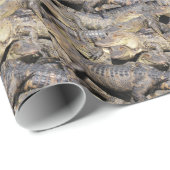 Cadeau Papier d'emballage de pile d'alligator (Coin rond)