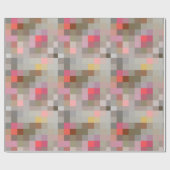 Cadeau papier d'emballage de pixel (Plat)