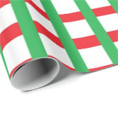 Cadeau Papier d'emballage de plaid de Noël (Coin rond)