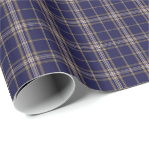 Cadeau Papier d'emballage de plaid de tartan de clan de