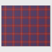 Cadeau Papier d'emballage de plaid de tartan de Hamilton (Plat)