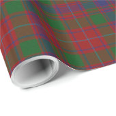 Cadeau Papier d'emballage de plaid de tartan de MacIntyre (Coin rond)