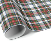 Cadeau Papier d'emballage de plaid de tartan de robe de (Coin rond)