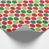 Cadeau Papier d'emballage de pois frais de Noël (Coin)