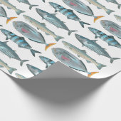 Cadeau Papier d'emballage de poissons (Coin)