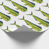 Cadeau Papier d'emballage de poissons de Mahi Mahi (Coin)