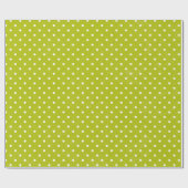 Cadeau Papier d'emballage de polka de Noël de poussée (Plat)