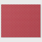 Cadeau Papier d'emballage de Polkad de polka de Noël de (Plat)