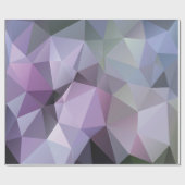 Cadeau Papier d'emballage de polygone géométrique - (Plat)