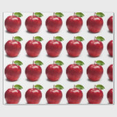 Cadeau Papier d'emballage de POMMES (Plat)