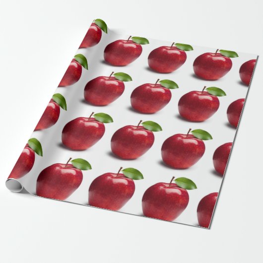 Cadeau Papier d'emballage de POMMES (Déroulé)