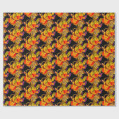 Cadeau Papier d'emballage de pommes d'or (Plat)