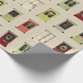 Cadeau Papier d'emballage de portes de vacances (Coin)