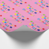 Cadeau Papier d'emballage de premier anniversaire (Coin)