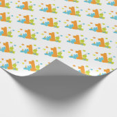 Cadeau Papier d'emballage de premier anniversaire de (Coin)