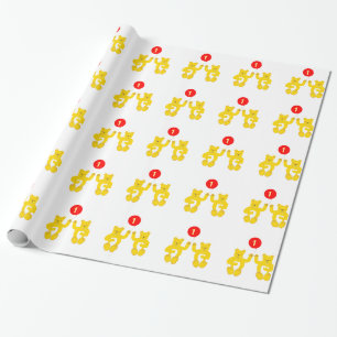 Cadeau Papier d'emballage de premier anniversaire de