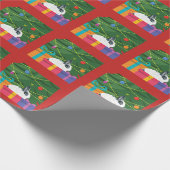 Cadeau Papier d'emballage de présent de Marlon Bundo (Coin)