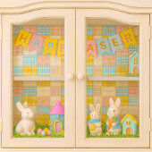 Cadeau Papier d'emballage de printemps à carreaux en patc