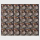 Cadeau papier d'emballage de rat à rire (Plat)