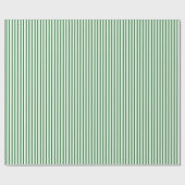 Cadeau Papier d'emballage de rayures vertes de filet (Plat)