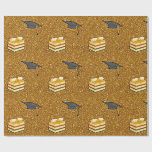 Cadeau Papier d'emballage de remise des diplômes à paille