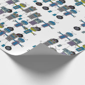Cadeau Papier d'emballage de robot (Coin)