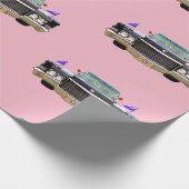 Cadeau Papier d'emballage de rose d'Elvira (Coin)