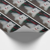 Cadeau Papier d'emballage de Samoyed (Coin)