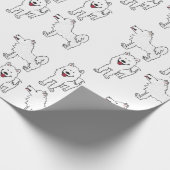 Cadeau Papier d'emballage de Samoyed (Coin)