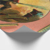 Cadeau papier d'emballage de sapeur-pompier de pompier de (Coin)