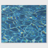 Cadeau Papier d'emballage de scintillement de l'eau de (Plat)