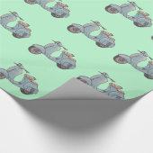 Cadeau Papier d'emballage de scooter (Coin)
