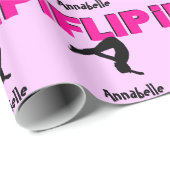 Cadeau Papier d'emballage de secousse de gymnastique de (Coin rond)