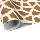 Cadeau Papier d'emballage de sembler de fourrure de (Coin rond)