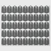 Cadeau Papier d'emballage de smoking de noce (Plat)