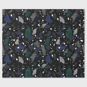 Cadeau Papier d'emballage de sol de mosaïque d'impressio