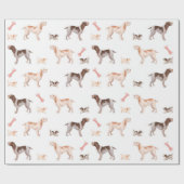 Cadeau Papier d'emballage de Spinone (Plat)