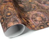 Cadeau Papier d'emballage de Steampunk (Coin rond)