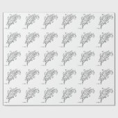 Cadeau Papier d'emballage de stylo de cannette (Plat)