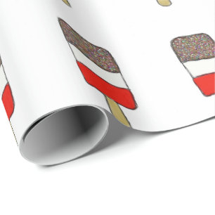 Cadeau Papier d'emballage de sucette ouvrière