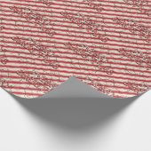 Cadeau Papier d'emballage de sucre de canne rouge (Coin)