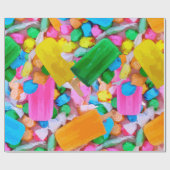 Cadeau Papier d'emballage de sucrerie (Plat)