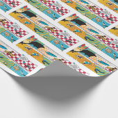 Cadeau Papier d'emballage de super héros de batte (Coin)