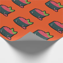Papier d'emballage de sushi d'Ikura