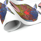 Cadeau Papier d'emballage de tache (Coin rond)